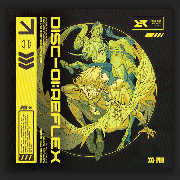 COMPILATION ALBUM WORK Kotori & Kou! Hycean Flux APEXA DISC-01 : REFLEX 2024.11.02